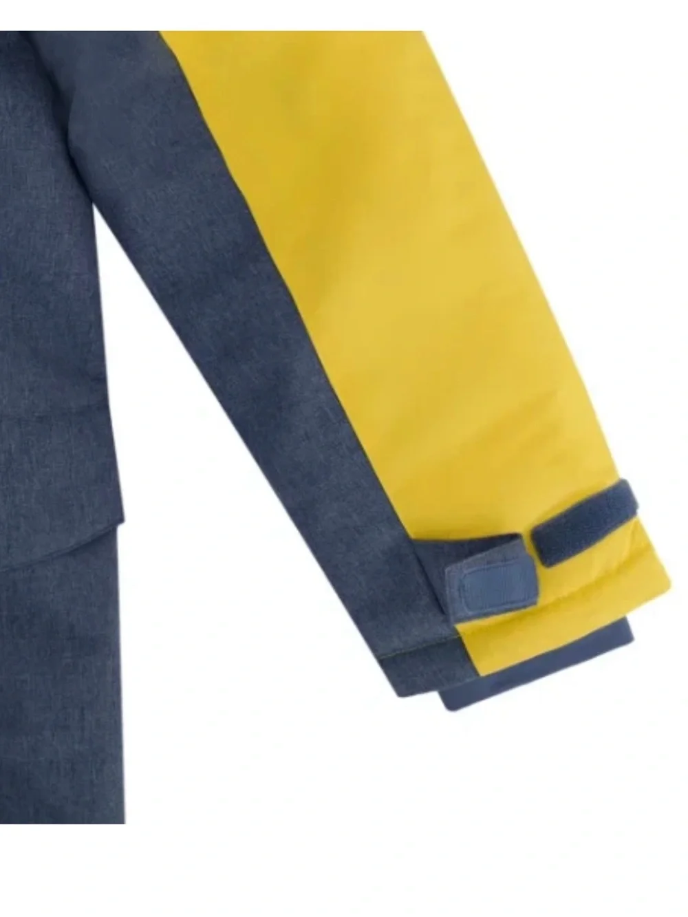 Quiksilver Kids Hooded Raincoat in Yellow and Gray size 14-16